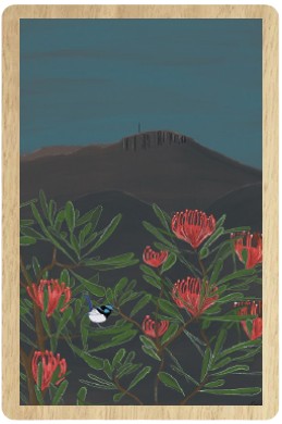 Kunanyi Wooden Magnet