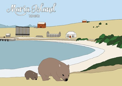 Maria Island Postcard