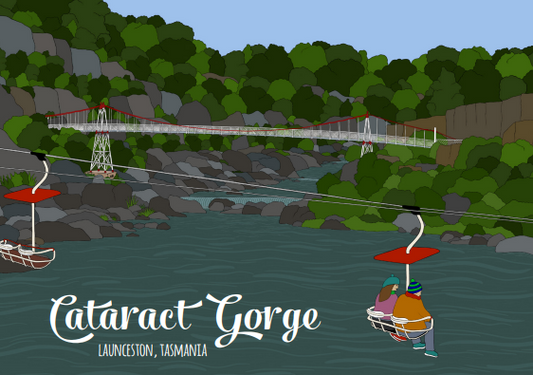 Cataract Gorge Postcard