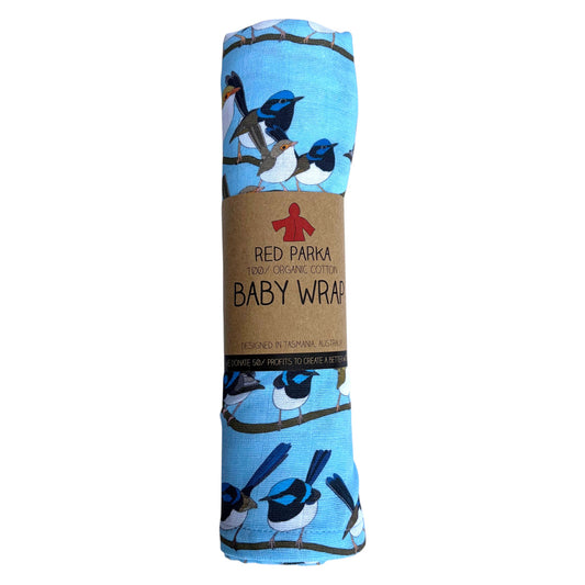 Superb Fairy Wren Baby Wrap