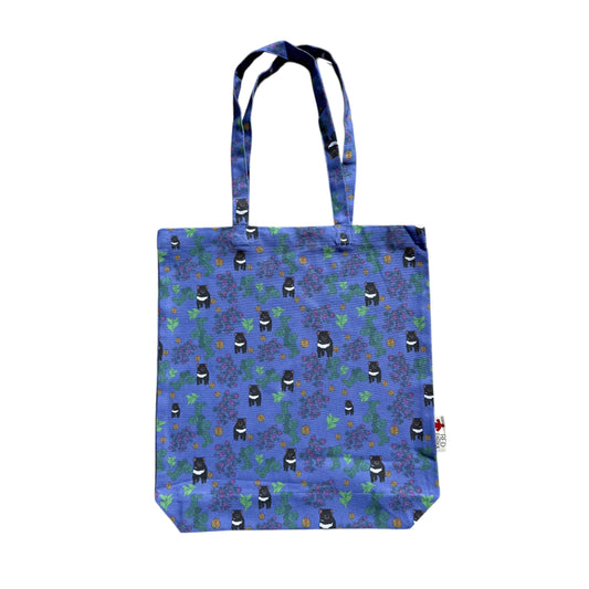 Devil in Fagus Pattern Tote Bag