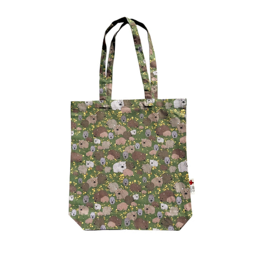Wombat & Wattle Pattern Tote Bag