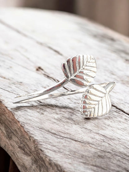 Recycled Silver Fagus Ring