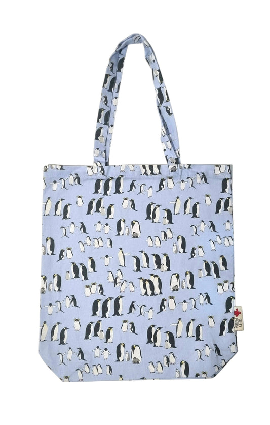 Penguin Pattern Tote Bag