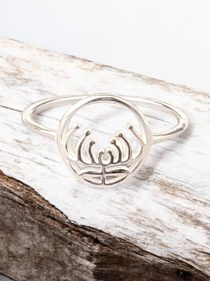 Recycled Silver Waratah Ring