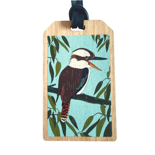 Kookaburra Luggage Tag