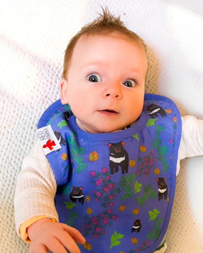 Devil in Fagus Baby Bib