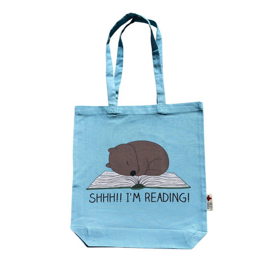 Shhh!! I am Reading! Tote Bag