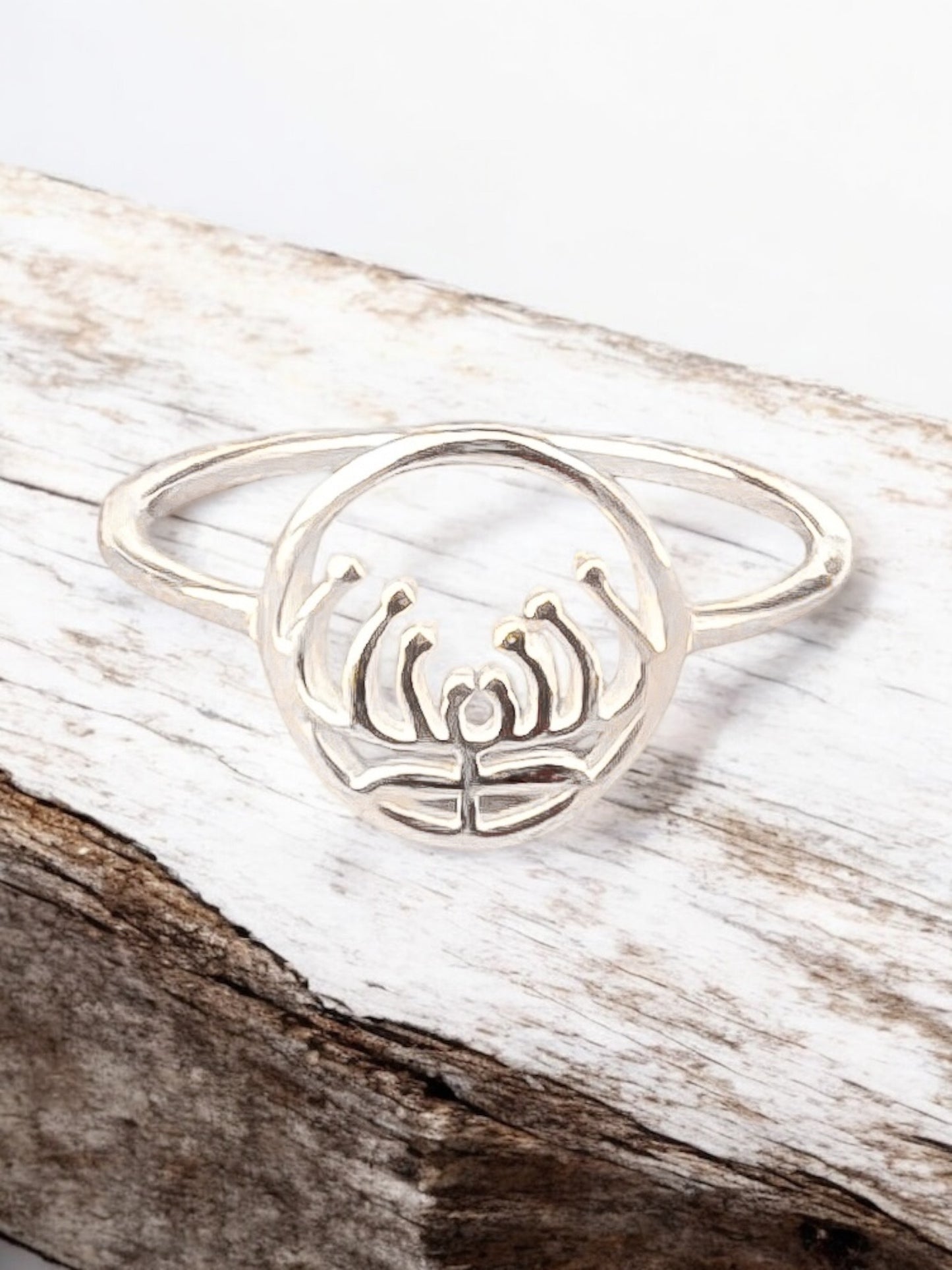 Recycled Silver Waratah Ring