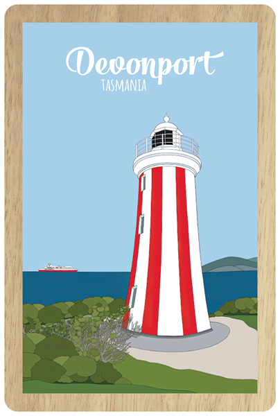 Devonport Wooden Magnet
