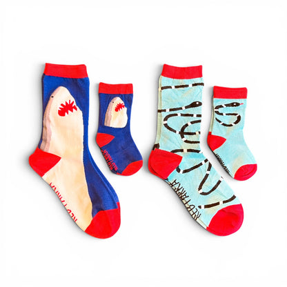 Shark and Snake Sock Bundle