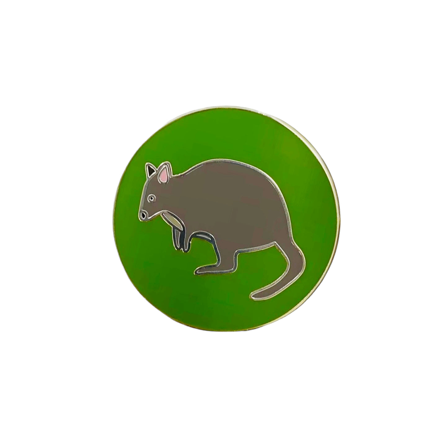 Tasmanian Pademelon Pin (Round)