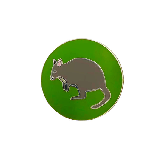 Tasmanian Pademelon Pin (Round)