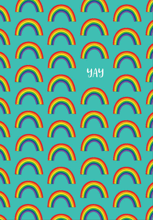Yay Rainbow Card