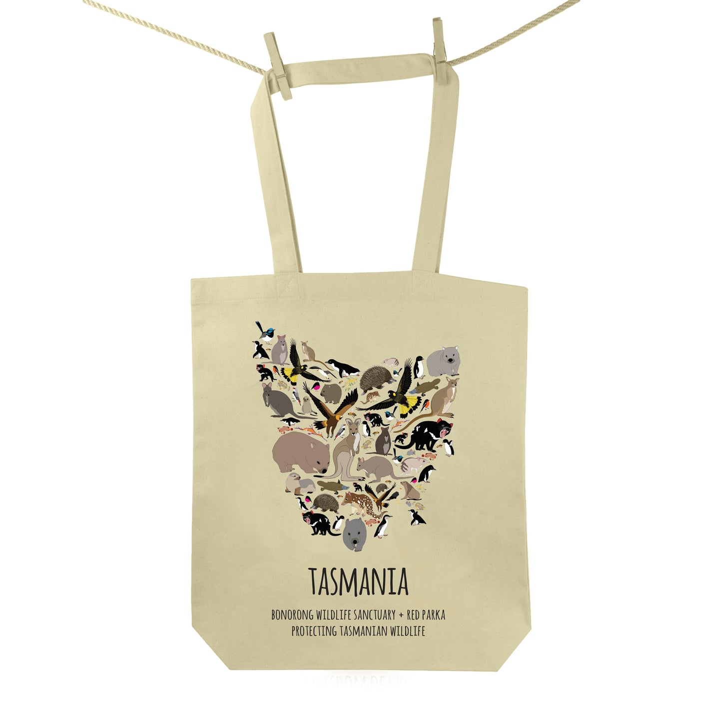 Bonorong Tasmania Tote Bag