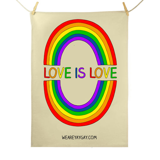 Love is Love Tea Towel