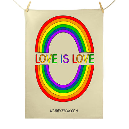 Love is Love Tea Towel