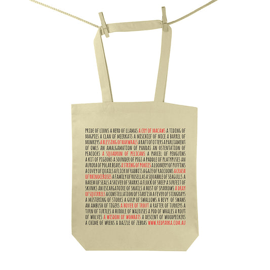 Collective Nouns Tote Bag