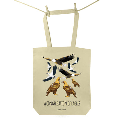 Congregation of Eagles Tote Bag