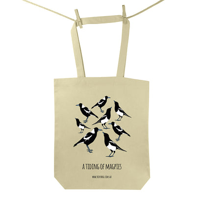 Tiding of Magpies Tote Bag